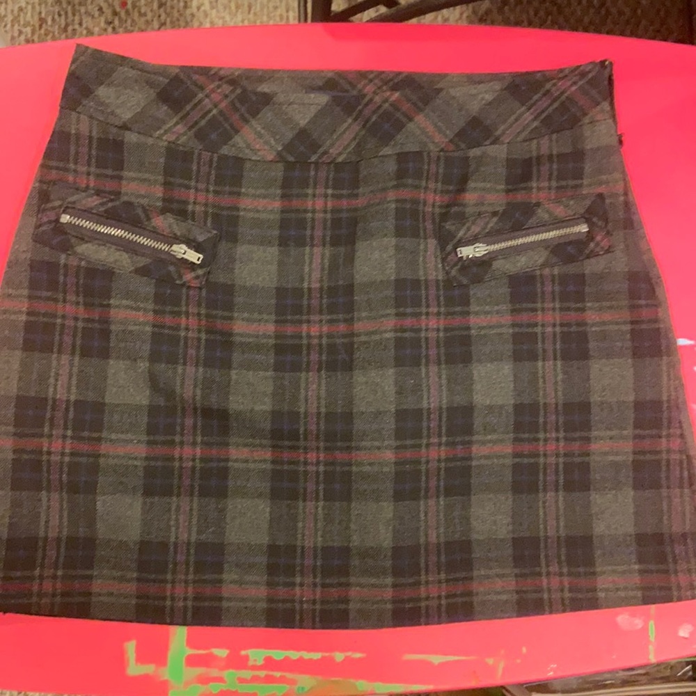 Plaid skirt